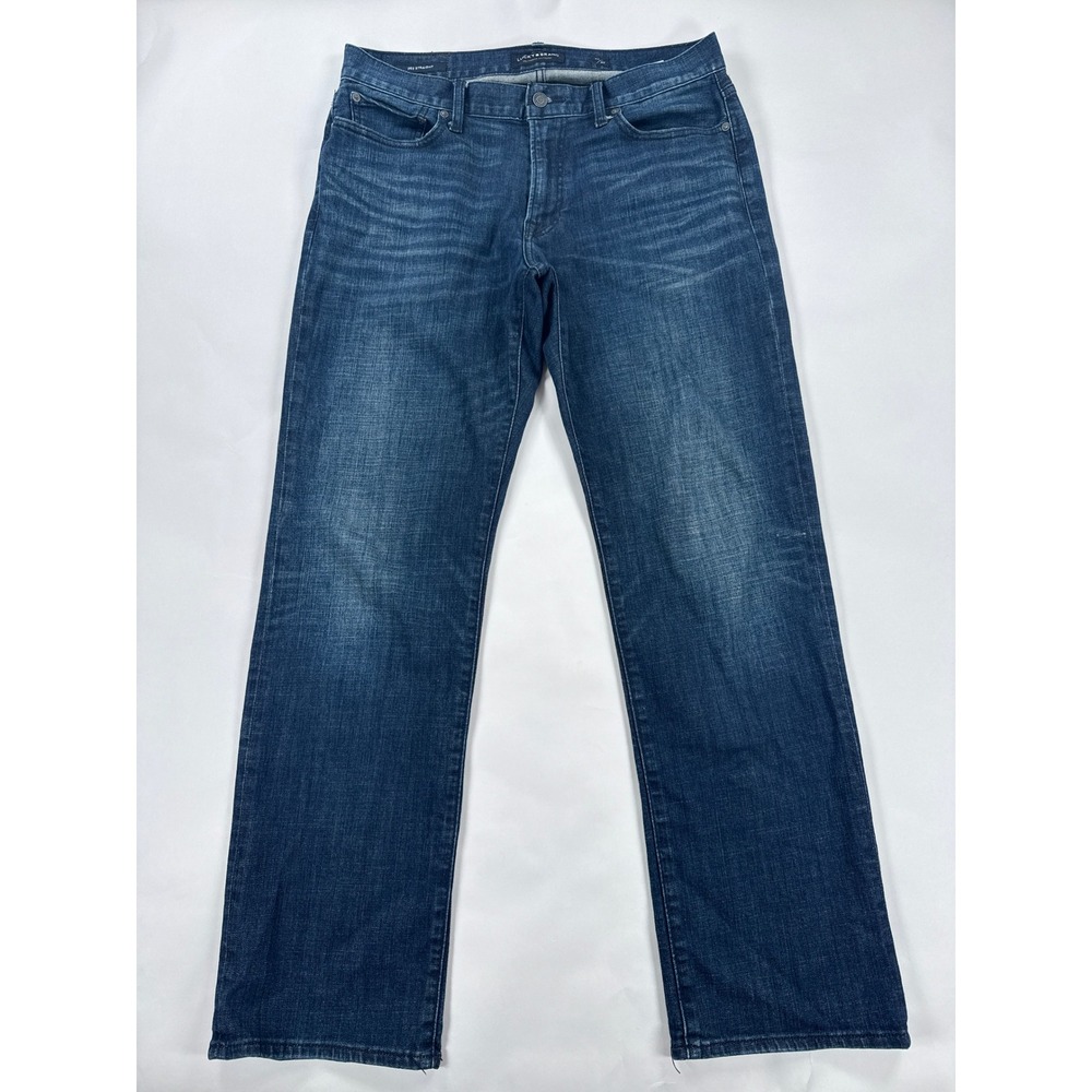 Lucky Brand Mens Jeans 33 Blue 363 Straight Leg Dark Wash Casual Denim